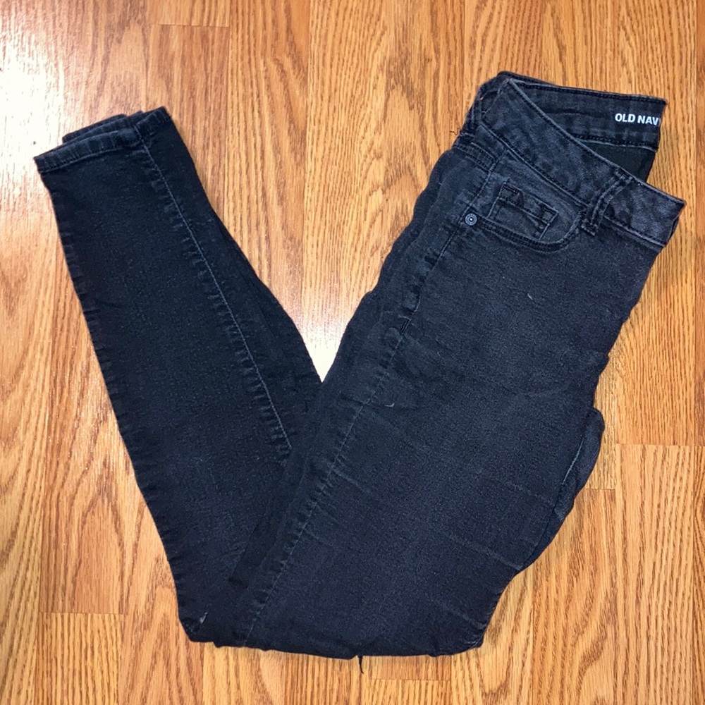 Faded Black Skinny Jeans